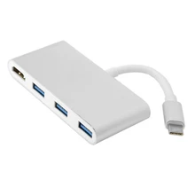 MLLSE USB 3,1 type C к HDMI HDTV 4 K 30 HZ 3 порта USB концентратор OTG адаптер подходит для Macbook CB0571