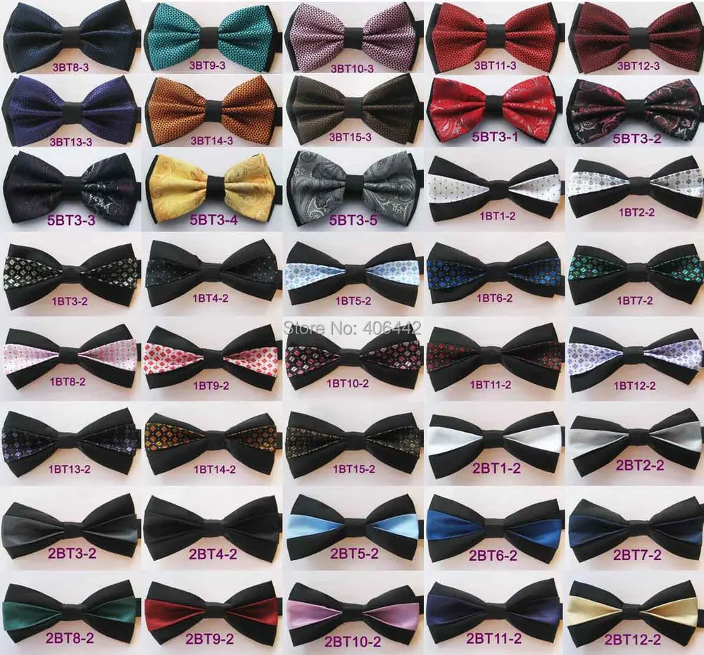 Yibei Coachella Для Мужчин's Галстуки для оптовой продажи смешивания узкий галстук 6 см, 7 см и формальные галстук 8.5 см, галстук-бабочка