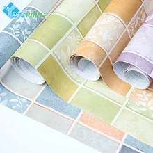 Водостойкая Настенная Наклейка для ванной, туалетная плитка, декоративная наклейка DIY, самоклеящаяся ПВХ, самоклеящаяся пленка для кухни, маслостойкие обои