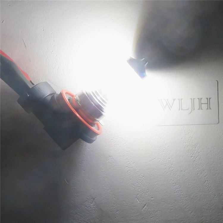 Levou para Kia Wljh Auto Carro Nevoeiro Luz Led h9 H11 12 v 24 14 w Condução Drl Lâmpada Lâmpadas Cadenza Forte Optima Rondo Rio Sportage h8 2x 7 High Quality Automóveis e motos