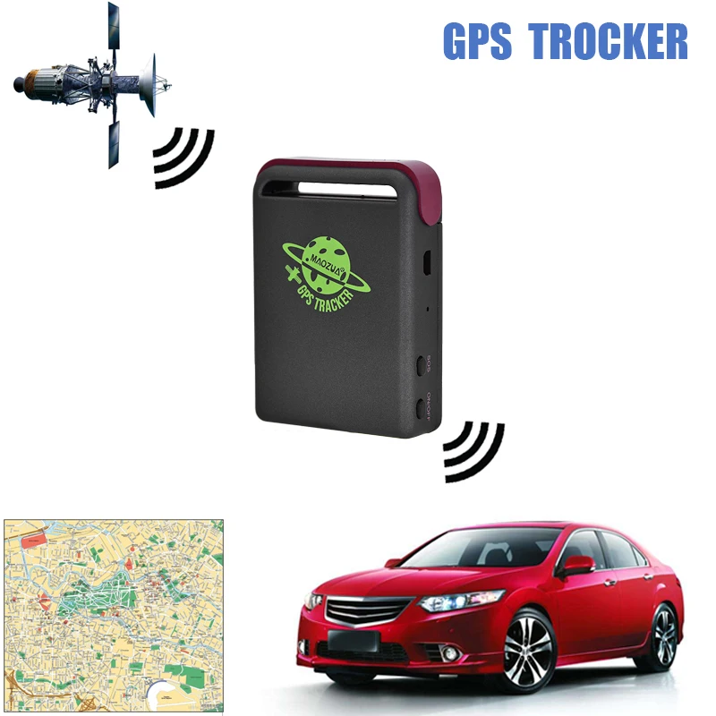 В режиме реального времени GSM GPRS gps трекер TK102B автомобильный локатор устройство слежения дистанционное управление над скоростью сигнализации