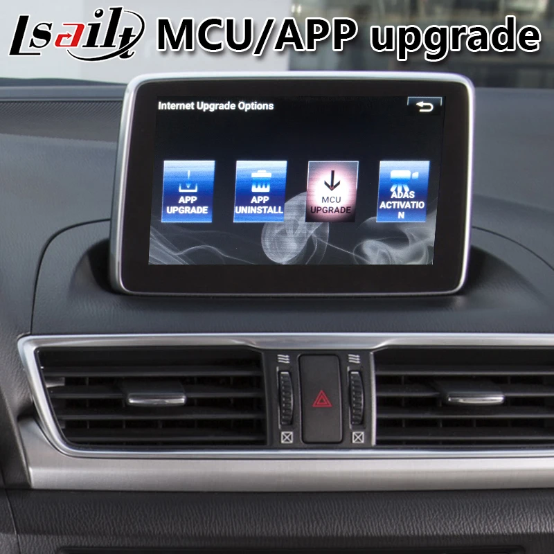 Lsailt Android мультимедиа видео интерфейс для Mazda 2 / 3 6 2014 2020 модели встроенный GPS