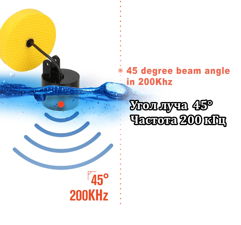 Проводной эхолот для рыбалки FFC1108 1 lucky fish finder sonar for fishing эхолоты fishfinder лаки Lucky с