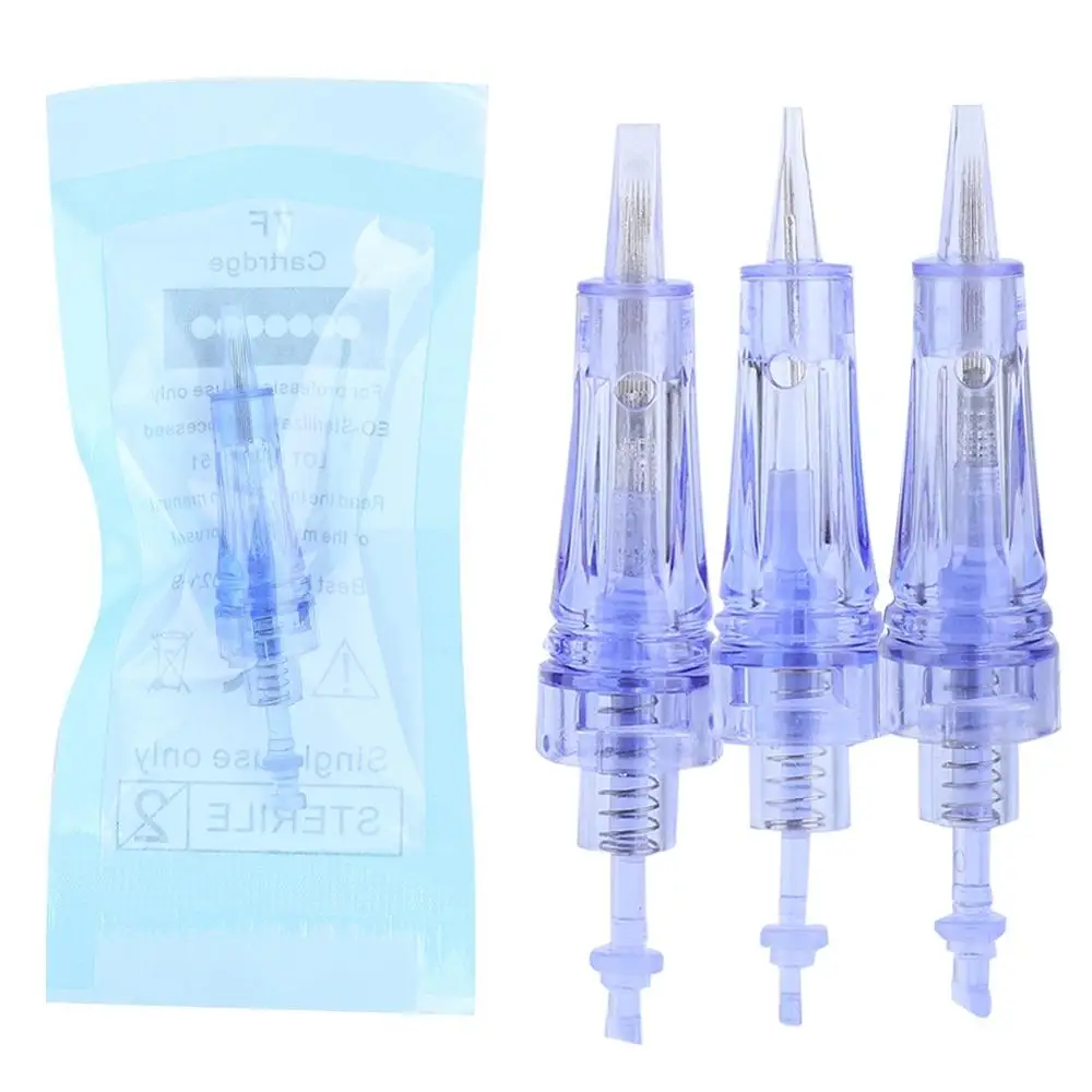 

10pcs Disposable 5RL 5F 7F Tattoo Needles Semi Permanent Makeup Eyebrow Tattoo Manual Microblading Needles Blade Tattoo Supplies