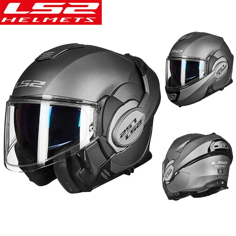 New LS2 FF399 Flip Up Motorcycle Helmet Modular Multi-Function With Dual Shield capacete ls2 helmet Man Woman Racing casco moto