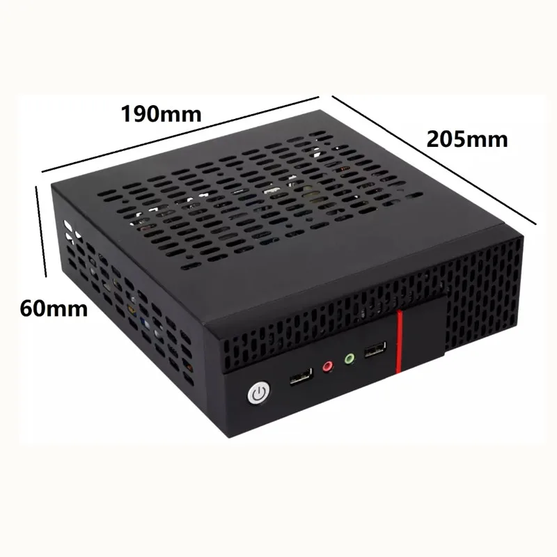 Чехол Silm для ПК DIY Mini itx HTPC черный стальной корпус домашнего кинотеатра