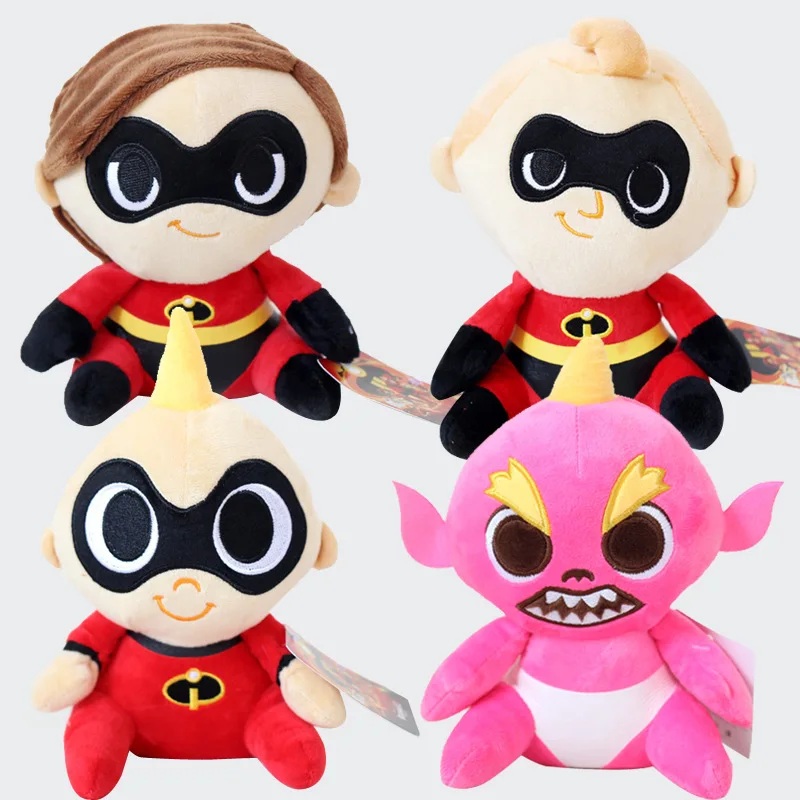 

20cm The Incredibles 2 Plush Toy Doll Mr. Incredible Family Helen Jack Bob Parr Plush Stuffed Toys For Children Kids Gift