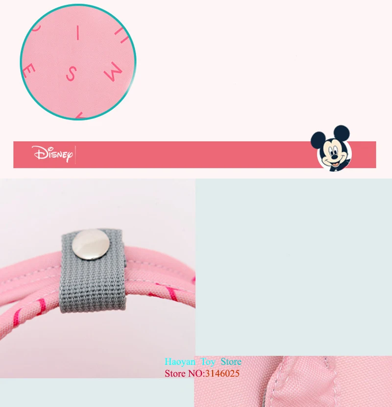 Подлинная disney USB Ткань Оксфорд изоляционные сумки Микки Маус большой емкости бутылки для кормления хранения водонепроницаемые сумки пеленки сумка