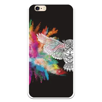 

WP006 Owl costume drawing stand case for Apple IPhone 6/6 S