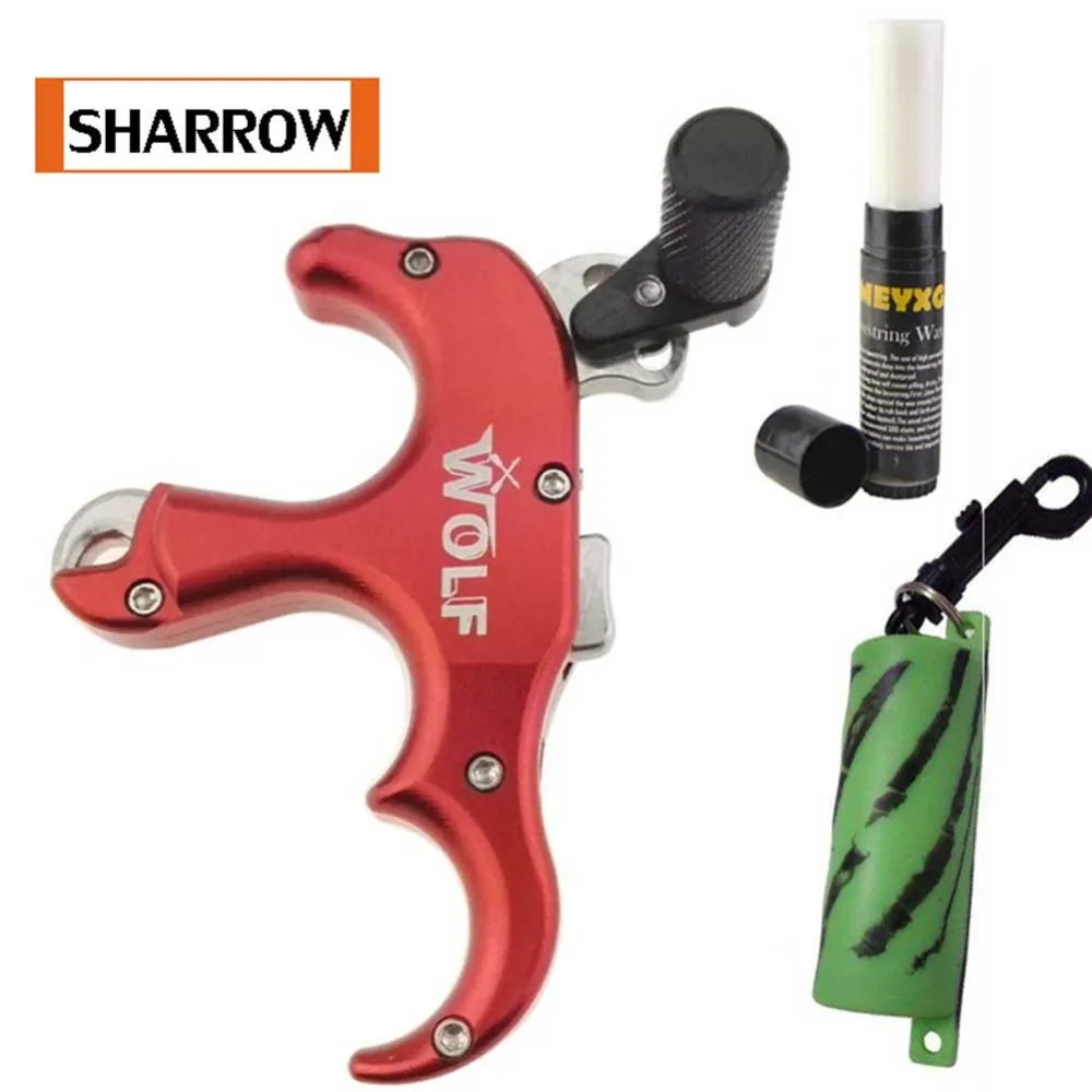 3 Fingers Release Combo Automatic Trigger Release Compound Bow Archery Outdoor Shooting Camping 3 Fingers Release Combo Automatic Trigger Release Compound Bow Archery Outdoor Shooting Camping
