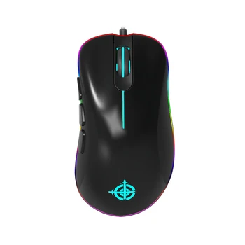 

MAGIC-REFINER MG10 USB Wired Gaming Mouse 8 Buttons 12400 DPI Adjust Programmable RGB Backlit Optical Mouse Gamer for PUBG LOL