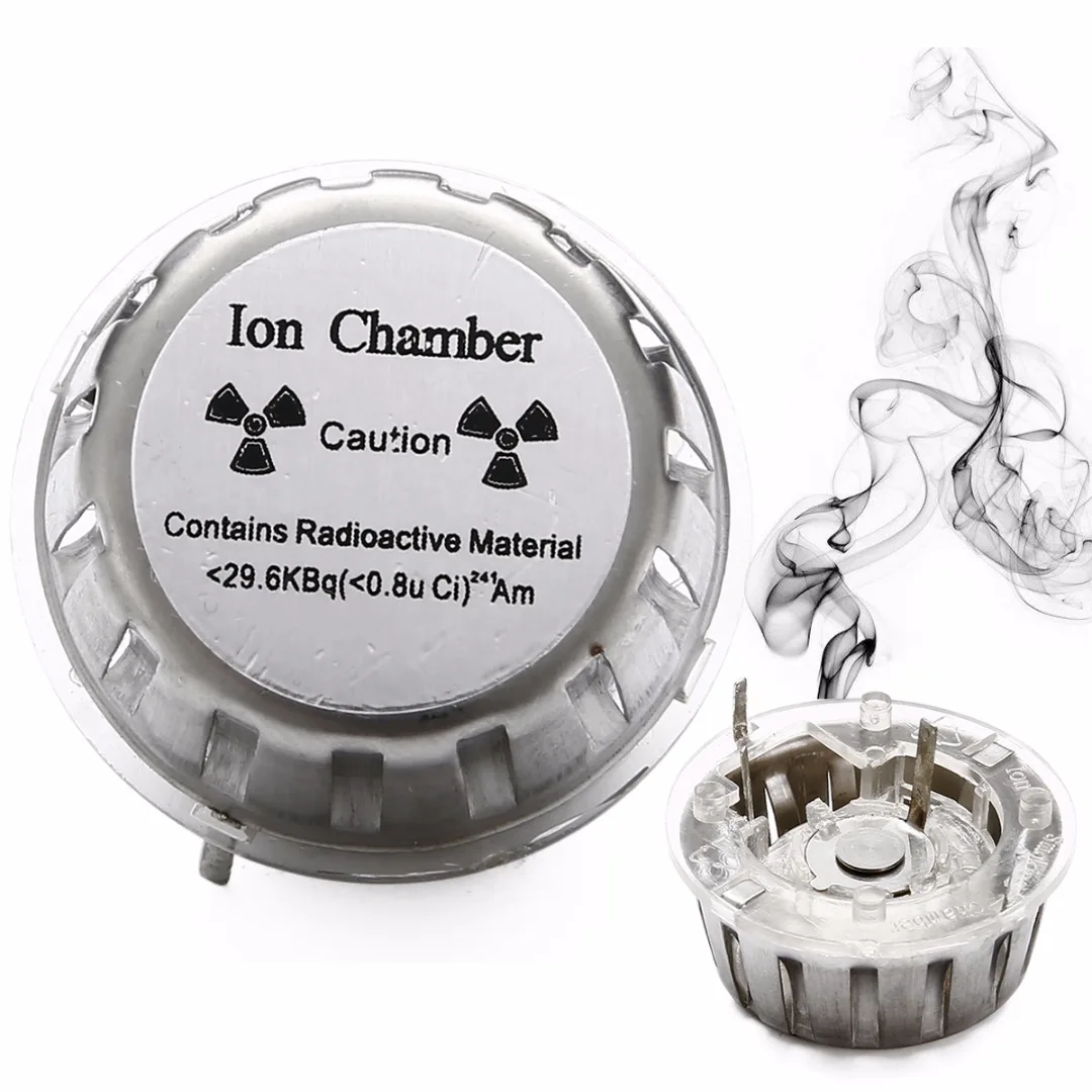 

1pc Metal Smoke Detector Sensor Ion Chamber Geiger Counter Check Test Source with High Corrosion Resistance