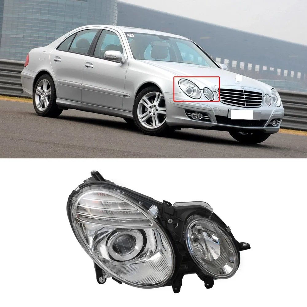 

CAPQX 1PCS For Mercedes-Benz W211 E200 E230 E280 2006-2008 headlight headlamp head light halogen lamp 2118205161/5261/1361/1461