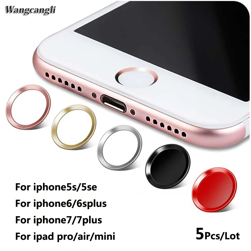 

wholesale For iPhone 7 Fingerprint induction For iPhone 6 Fingerprint Unlock Recognize home For ipad Button Stickers 5Pcs