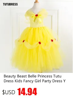 Tulle Girls Cosplay Rapunzel Princess Dress Costume Children Masquerade Ball Gowns For Kids Halloween Birthday Party Tutu Dress