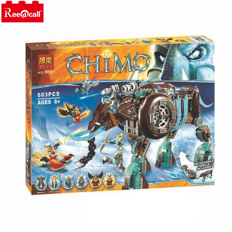 Chima 70145 Maula's Ice Mammoth Stomper Building Blocks Toys