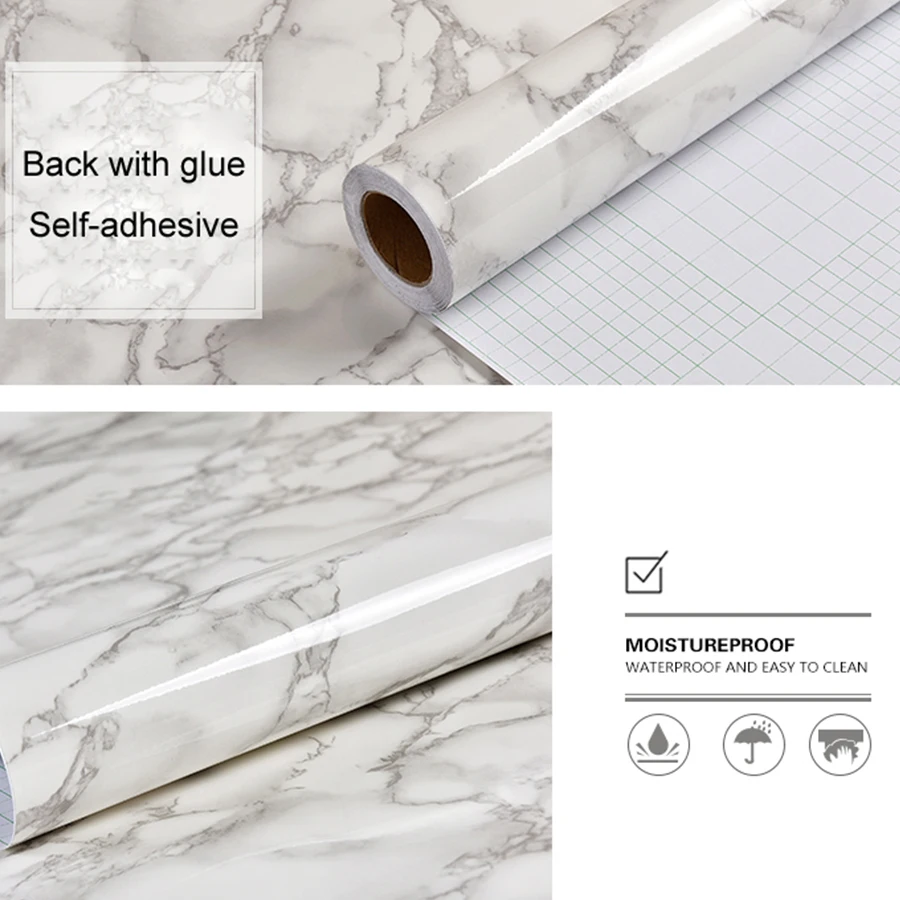 0,4x5 м мраморная самоклеющаяся виниловая настенная бумага водонепроницаемая контактная бумага для ванной столешница декор для кухни настенная плитка наклейка