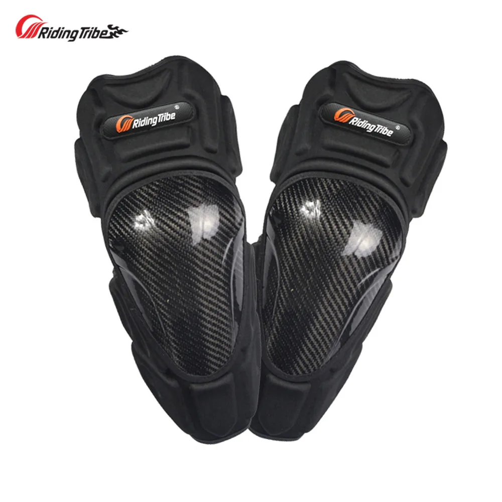 

Riding Tribe Motorcycle Knee Guards Carbon Fiber Motocross Racing Protective Gears Moto Leg Protector Motorbike Kneepads HX-P18