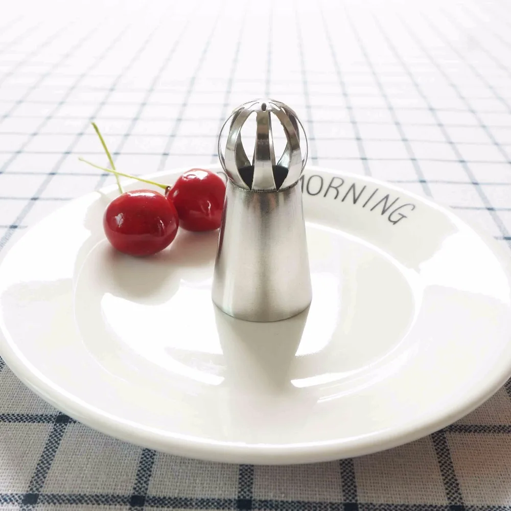 

Russian Piping Nozzles Ball Shaped Stainless Steel Pastry Tool Cream Pastry Icing Tips Cup Cake Cupcake Decoration No.14