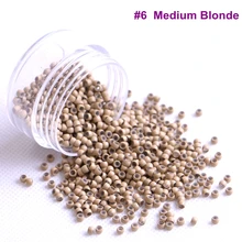 HARMONY 1000 шт. 2,9x1,6x2,0 мм Бордовый Красный Цвет Медь силиконовые нано-бисер Micro Кольца для Nano Совет волос