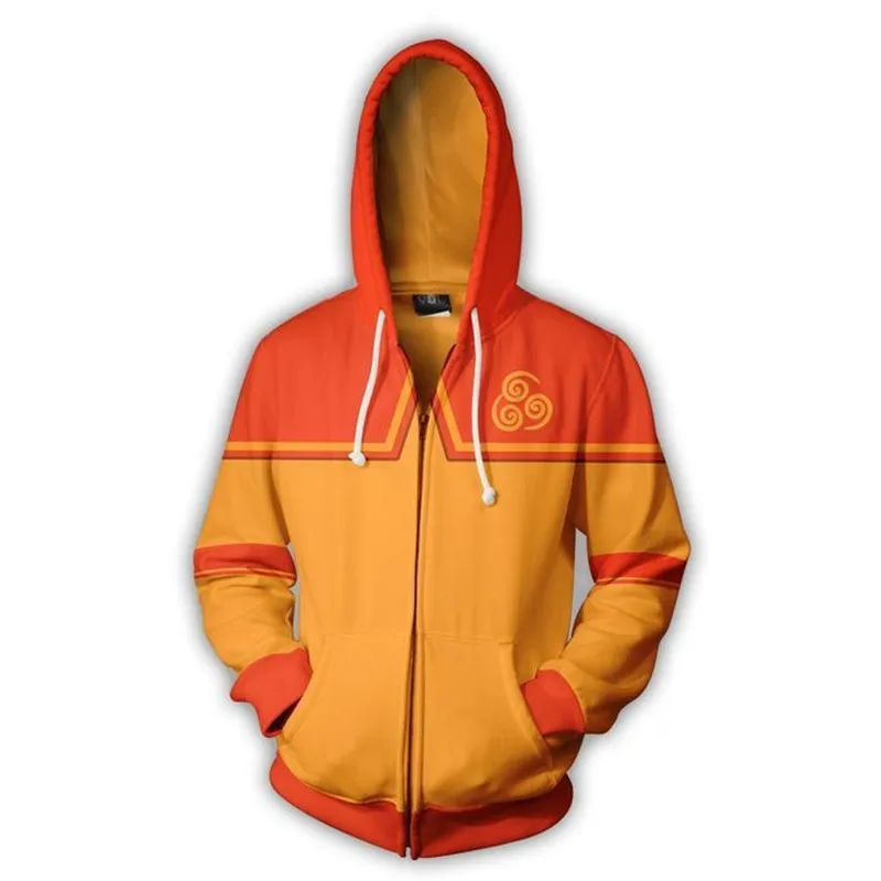 

Avatar Aang Hoodie Sweatshirt Cosplay Costume Anime Hoodie Jacket Coats Men Women New