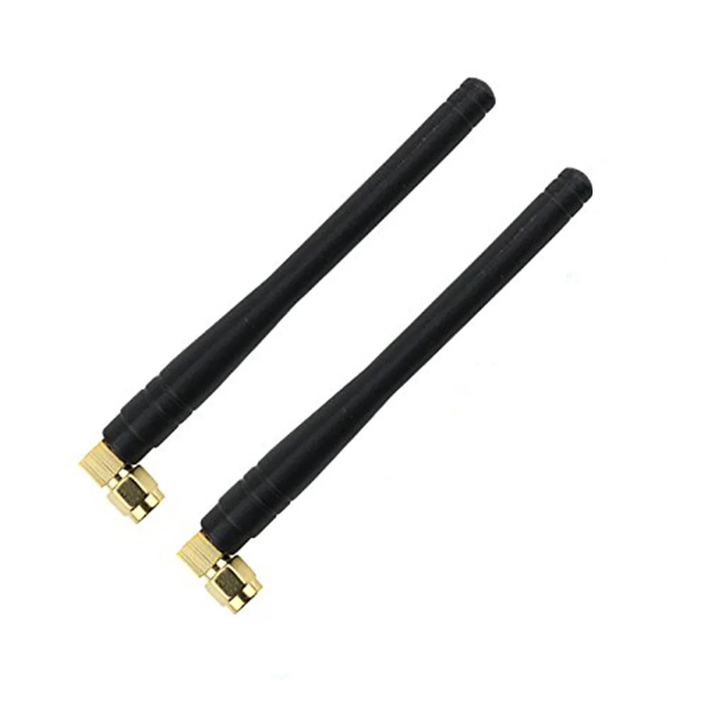 2Pcs 2.4G Antenna SMA Male WiFi Antenna 3dbi 2400MHz SMA Male 90 Degree for USB Modem Wireless