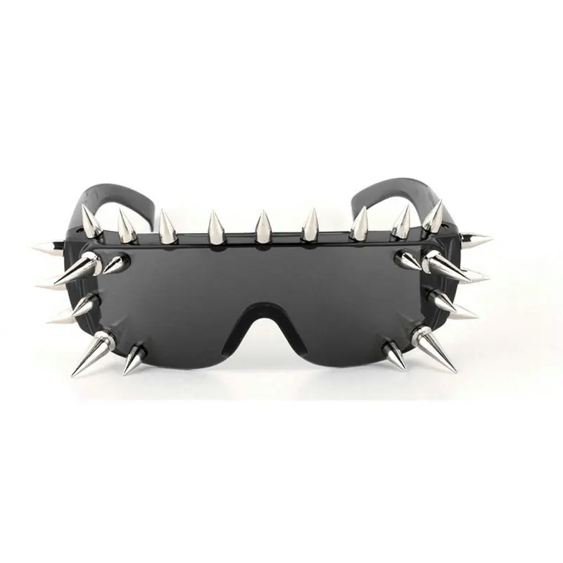 

2019 new Rivet Sunglasses Women Luxury Brand Designer Goggles Gothic Hip Hop Punk Party Men Eyewear Your Style FML