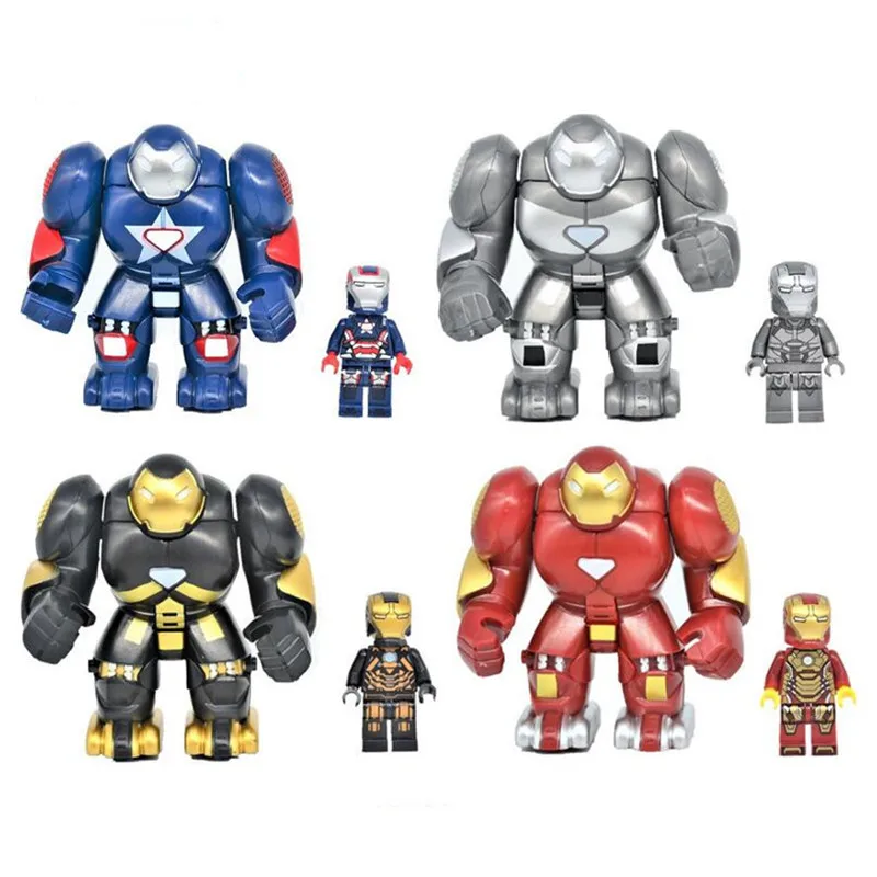 

Hot Thanos Super Heroes Figures Block Toy Iron Man Big and Small Model Building Blocks Kid Gift Sets Bricks Toys for Children