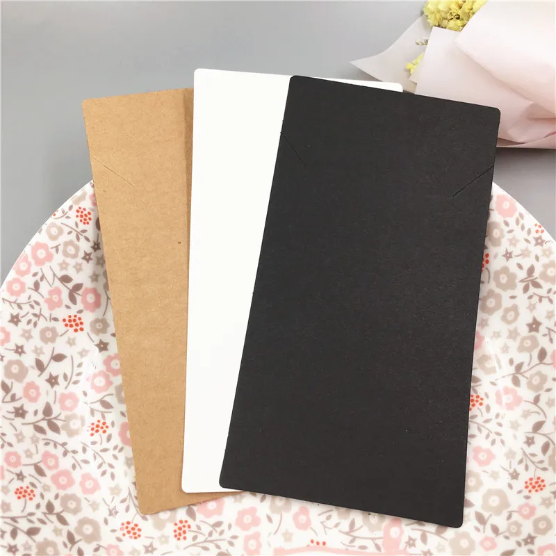 

15x8cm 100piece/pack Paper Craft Necklace Bracelet Cards Jewelry Accessory Favors Supply Packaging Vintage Classic Card