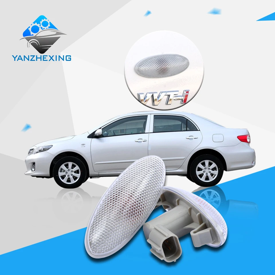 1 шт. боковой указатель поворота крыло светильник боковая лампа для Toyota COROLLA 07 14 VIOS