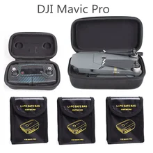 Sunnylife 5in1 DJI Mavic Pro Protection Case Combo LiPo Explosion-proof Battery Safety Bag + Drone Body Bag + Remote Control Box