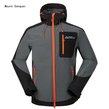 Новая мужская походная ветрозащитная куртка с креплением, водонепроницаемая осенне-весенняя куртка для альпинизма, флисовая Спортивная одежда для верховой езды