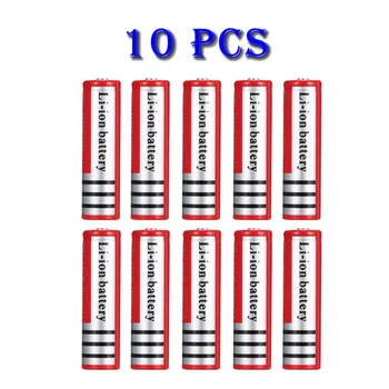 

18650 Li-ion 4200mAh Capacity 3.7V Rechargeable Battery for LED Torch Flashlights Red Shell Battery For Torch High-Capacity