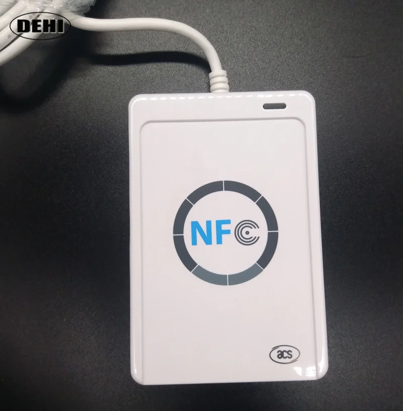 ACR122U NFC считыватель писатель USB 13,56 МГц RFID смарт-карта Копир Дубликатор+ 5 шт. UID брелоки