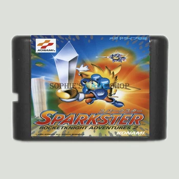 

Sparkster Game cartridge 16 bit Game card for MegaDrive / Genesis system Drop shipping!