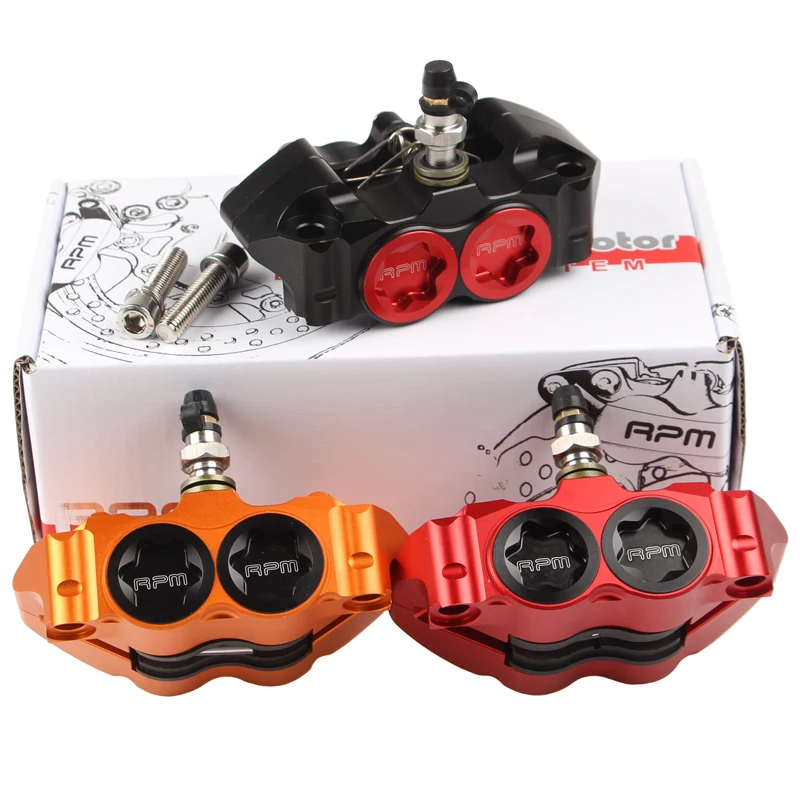 

Motorcycle Brake Caliper Brake Pump Rpm 4 Piston 82mm For Yamaha Scooter Force Jog Rsz Dirt Bike Modify