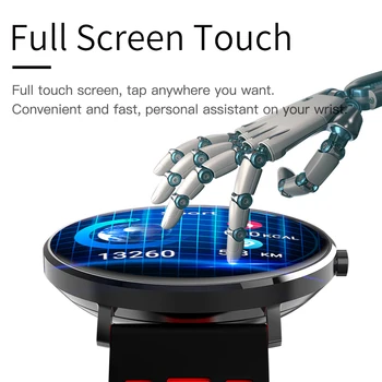 

L6 Smartwatch IP68 Waterproof Wearable Device Pedometer Heart Rate Monitor Bluetooth Call Reminder Smart Watch For Android