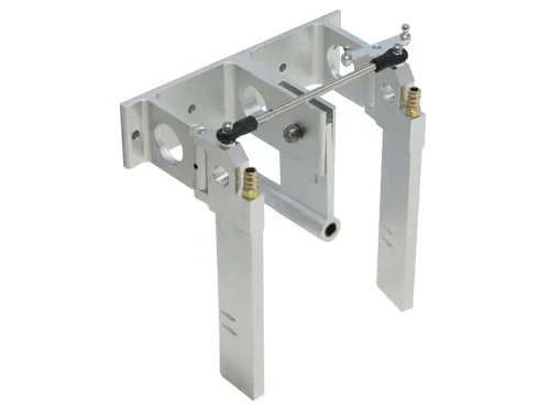 

CPV 62102-1S Silver Aluminum Twin Rudder Set w/ Flex Shaft Strut & Water-inlet(for 1/4" flex cable) For R/C boat