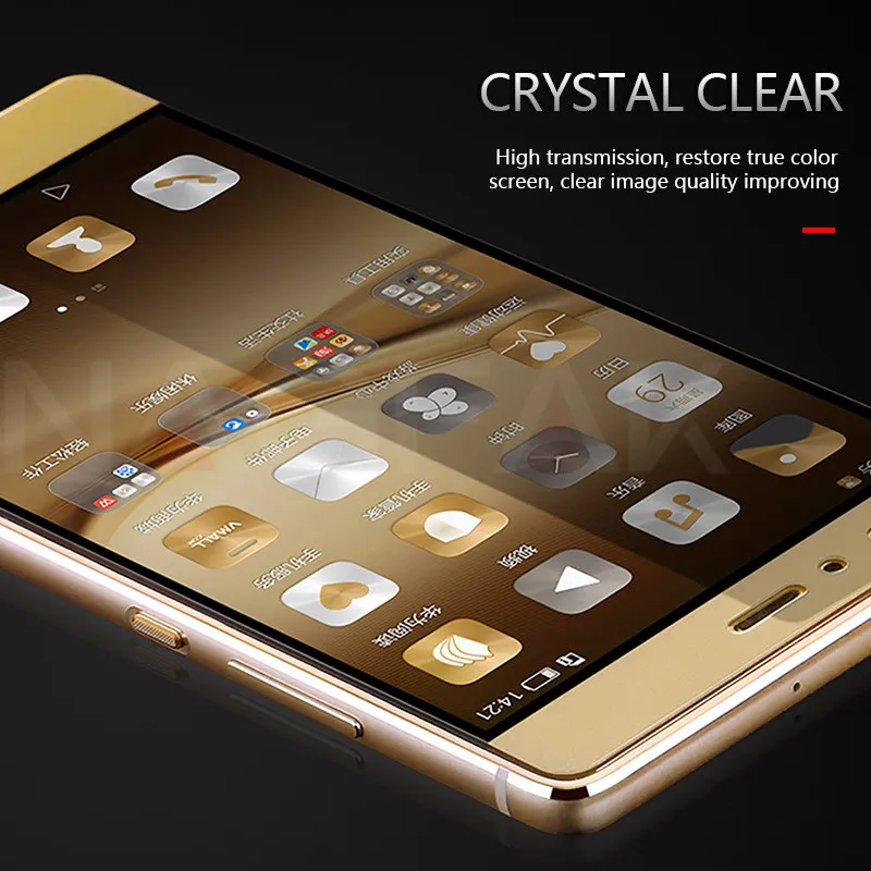 NAGFAK 0 28 мм Защитное стекло для huawei P9 P8 Lite 2017 P10 Plus mate 9 Защитная пленка Honor 8