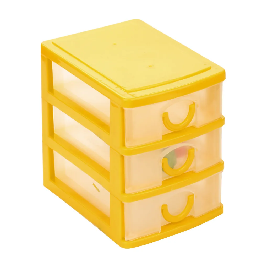 Мини 2 3 4 5 слоев Настольный ящик для хранения Коробка для хранения мелочей чехол для мелких предметов косметическая коробка оптом Настольный органайзер#555
