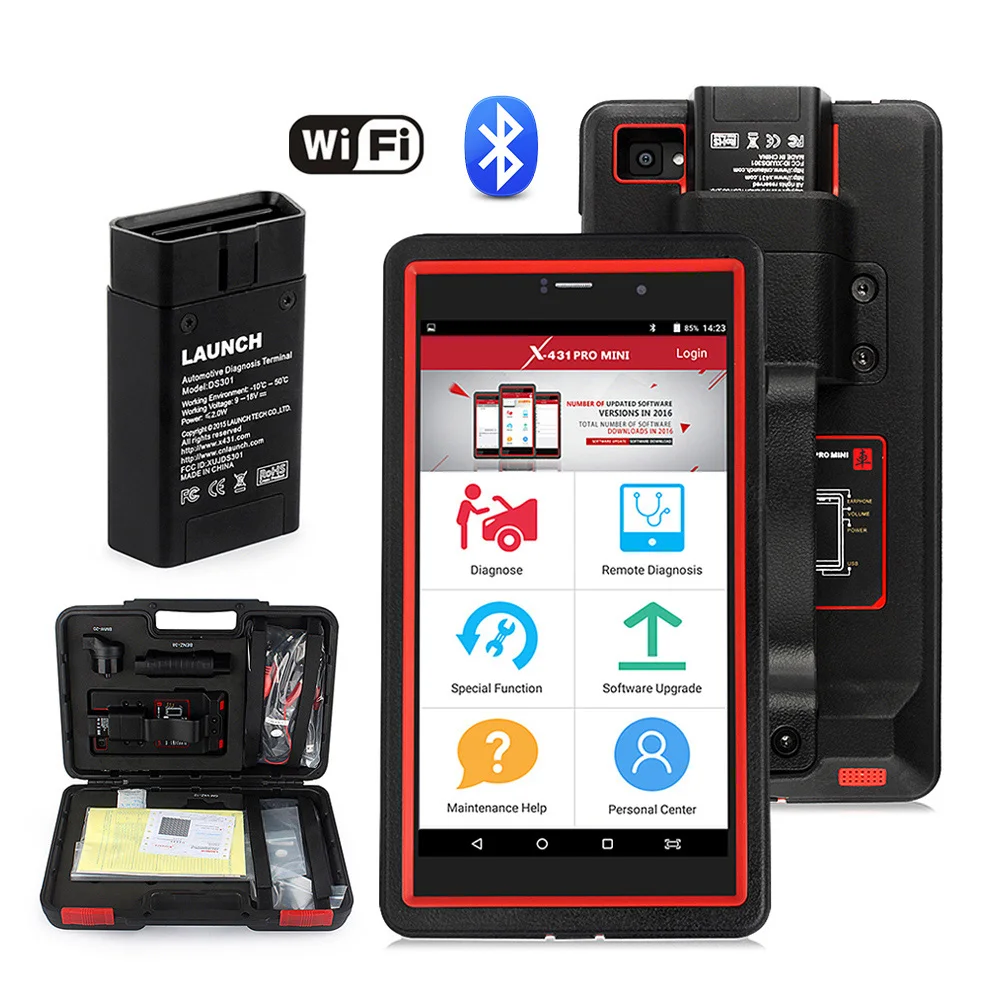 Launch X431 Pro Mini Diagnostic Tool Automotive Scanner with Bluetooth/Wifi Full System
