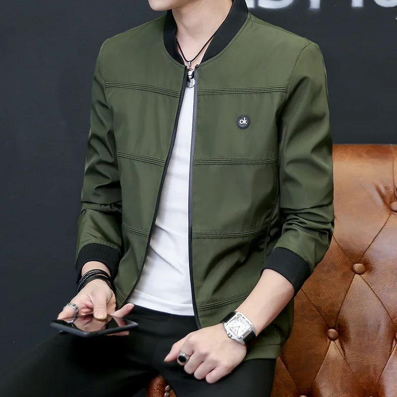 

New Spring Autumn Fashion Slim Casual Jackets Military Men's Jacket top Coats Male Outerwear Baseball Uniform brand clothes