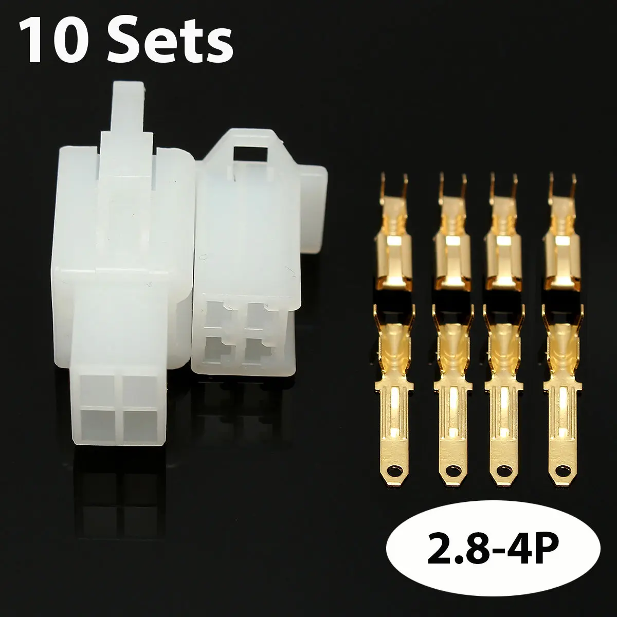 40 Set/380pcs Auto Electrical Wire Terminal Connector Mayitr 2.8 mm 2 3 4 6 Pin/Way Male Female Terminal Connectors for Boat Car