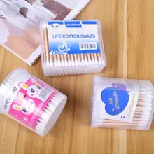 Одноразовые антисептические ватные бутоны Yfashion с двойной головкой ватные тампоны для макияжа Чистка ушей для носа инструмент