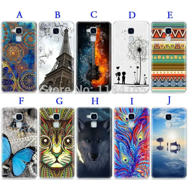 Case for HUAWEI Honor 5C / 5.2 inch/Huawei 7 Lite Colorful Plastic Hard Phone Back Shell Cover Dropship |