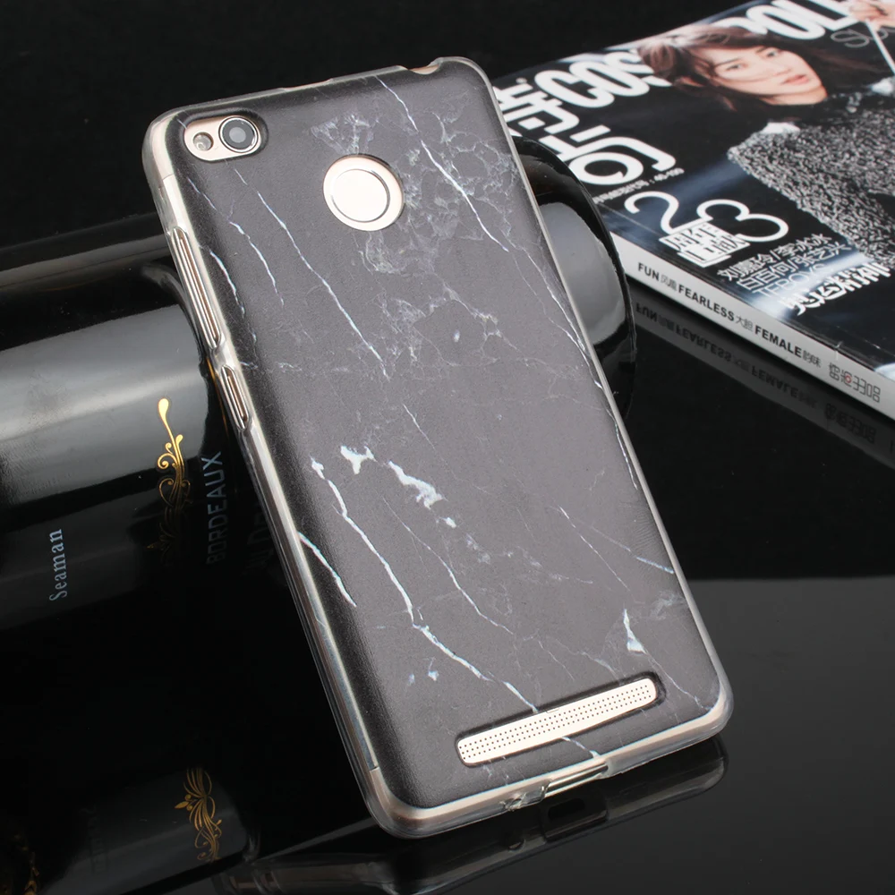 Hongbaiwei для Xiaomi 4 чехол мягкий TPU Тонкий телефона 4A 3 Pro Marbling наклейка задняя