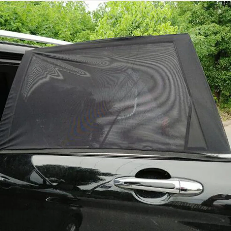 

car sunscreen insulation new mesh mosquito screen Car Side Window Sun Shade Shadow Stickers Summer Sunscreen Insulation