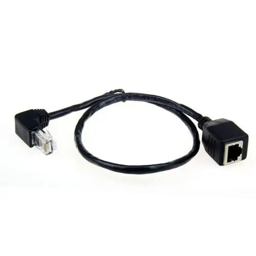 

CYDZ CY Down Angled 8P8C FTP STP UTP Cat 5e Male to Female Lan Ethernet Network Cable