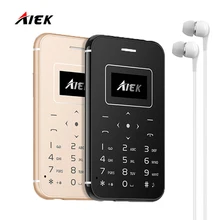 AIEK/AEKU X8 Ультра Тонкий Карты Мобильного Телефона Мини Карманные Студенты Личности Низкая Радиация Для Детей Поддержка по Телефону TF Карты