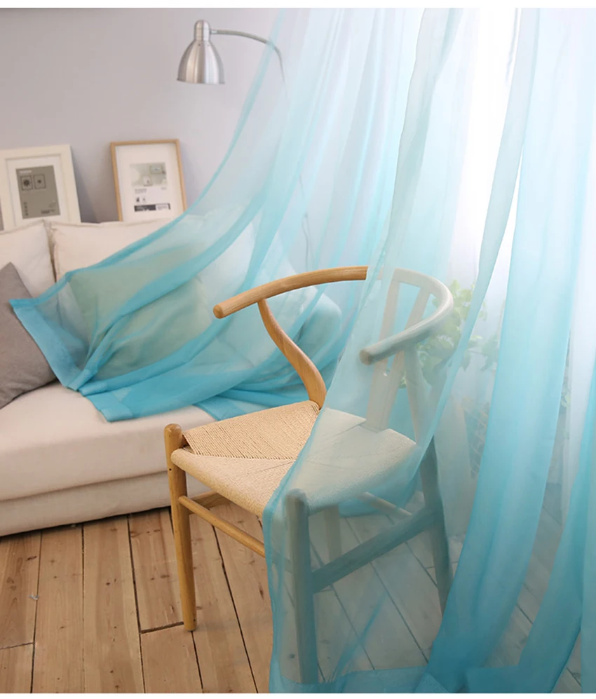 Свадебная драпировка потолочная детская комната мягкие многоцветные жалюзи гостиная желтые шторы тюль вуаль оконные шторы марлевые панели P185D